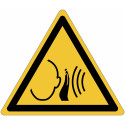 Cartelli ISO 7010 "Pericolo forte rumore improvviso" - W038