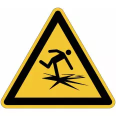 Panneaux ISO 7010 « Attention : Glace fine » - W043 Vente en