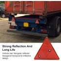 2 approved rear triangular red retro-reflectors Best Price