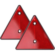 2 approved rear triangular red retro-reflectors Best Price