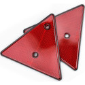 2 approved rear triangular red retro-reflectors Best Price
