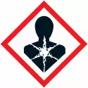 Cartello adesivo “Pittogramma GHS08 – Gravi effetti per la