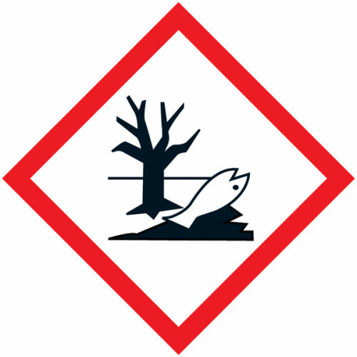 Adhesive sign “GHS09 Pictogram – Danger for the environment”