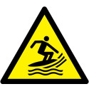 Panneaux ISO 7010 « Danger de surf » - W046 Vente en ligne