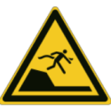 ISO 7010 Schilder „Gefahr des Sturzes ins Wasser“ – W050 Bester