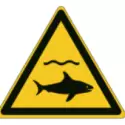 Cartelli ISO 7010 "Pericolo presenza di animali acquatici