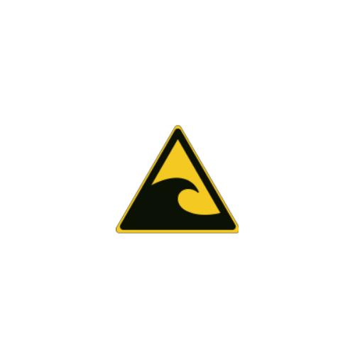 Panneaux ISO 7010 « Danger de vagues scélérates » - W056 Vente