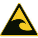 Cartelli ISO 7010 "Pericolo onde anomale" - W056 Miglior Prezzo