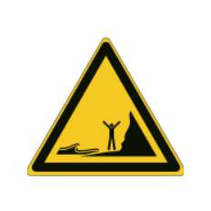 ISO 7010 "Danger of geysers or jets of water" signs - W060