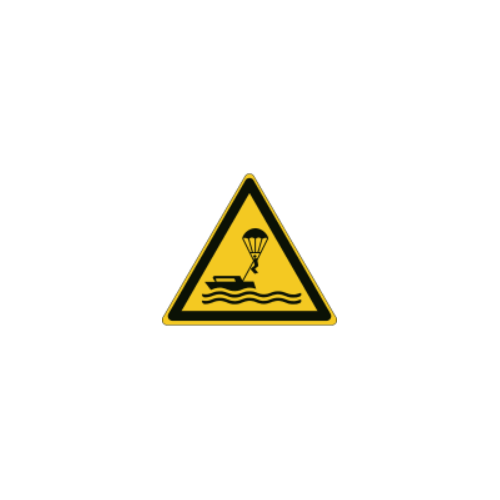 ISO 7010-Schilder „Gefahr beim Parasailing“ – W063 Bester