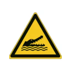 Panneaux ISO 7010 « Danger crocodiles/alligators » - W067 Vente