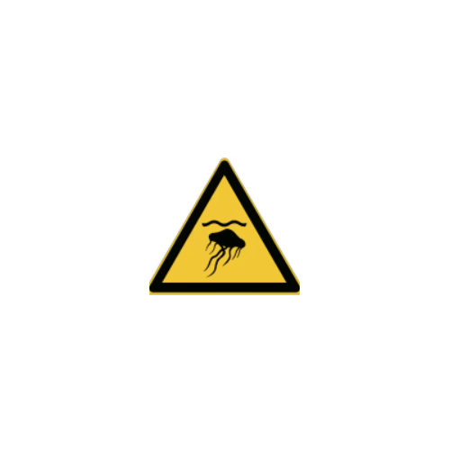 ISO 7010 "Jellyfish Danger" Signs - W069 Best Price, shop