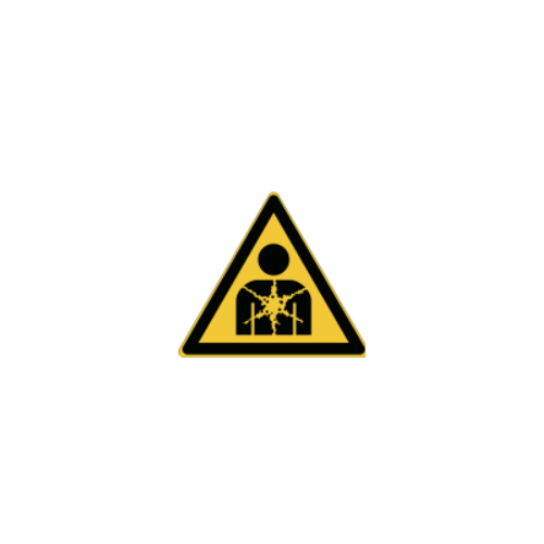 ISO 7010 "Danger of high-frequency non-ionizing radiation (risk