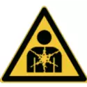 Cartelli ISO 7010 "Pericolo radiazioni non ionizzanti ad alta