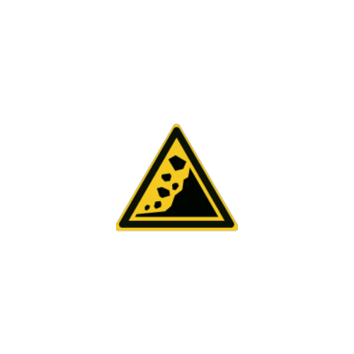 Cartelli ISO 7010 "Pericolo caduta rocce" - W078 Miglior Prezzo