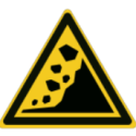 Cartelli ISO 7010 "Pericolo caduta rocce" - W078 Miglior Prezzo