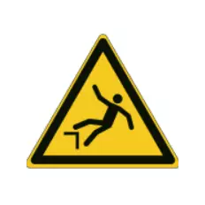 Panneaux « Danger de chute » ISO 7010 - W008 Vente en ligne