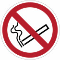 Señales de prohibición de fumar según la norma ISO 7010 - P002