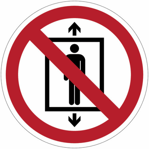 Panneaux d'interdiction ISO 7010 « Ne pas utiliser les
