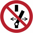 Placas de Proibição ISO 7010 "Não altere o estado do
