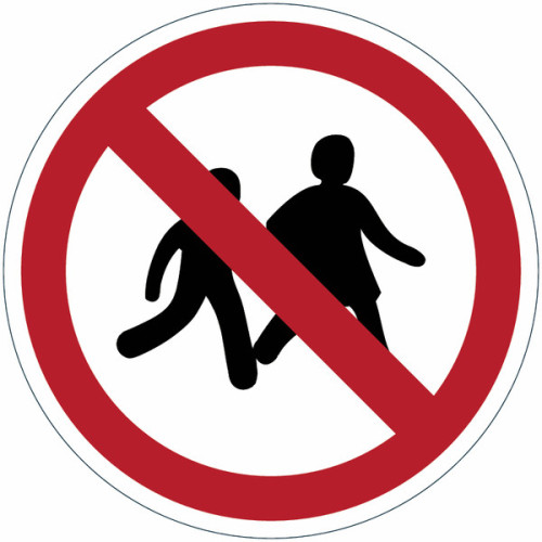 ISO 7010 Prohibition Signs "No Children Allowed" - P036 Best