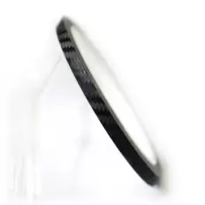 Bandas adhesivas en vinilo efecto carbón para ruedas de moto –