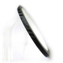 Bandes adhesives en vinyle effect carbone pour moto - 7/10mm x