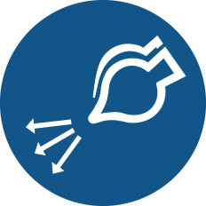 Cartelli di obbligo ISO 7010 "Attivare l'impianto di aerazione