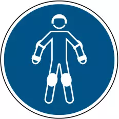 ISO 7010 Mandatory Signs "Full Protective Clothing Must Be