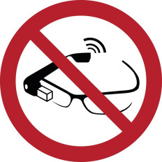 ISO 7010 Verbotszeichen „Multimedia-Brillen verboten“ – P044