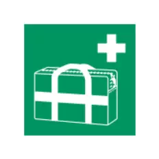Pannello adesivo ISO 7010 "Borsa medica di emergenza" - E027