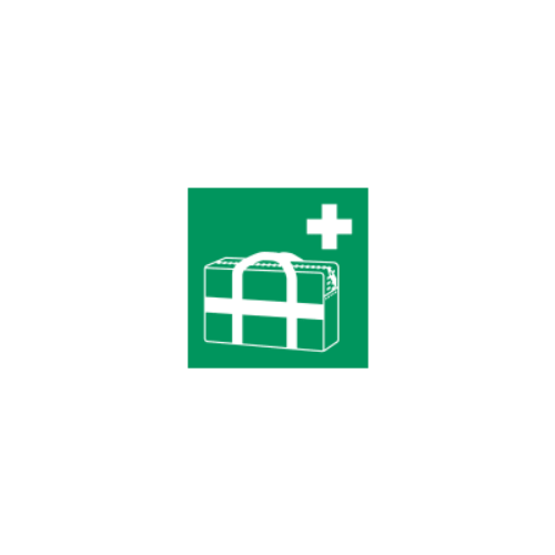 Pannello adesivo ISO 7010 "Borsa medica di emergenza" - E027
