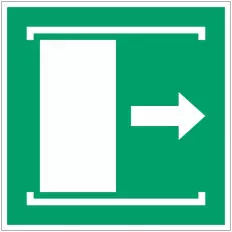 copy of Panneau adhésif ISO 7010 "Douche de secours" - E012