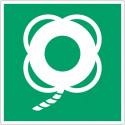 ISO 7010 "Lifebuoy with Rope" Adhesive Panel - E041 Best Price