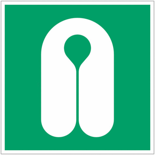 Panneau adhésif « Gilet de sauvetage » ISO 7010 - E044 Vente en