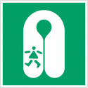 Panneau adhésif ISO 7010 « Gilet de sauvetage pour enfants » -