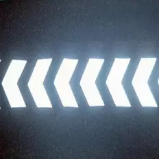 24 Reflective heat-sealing chevrons - 1,5cm x 3cm Best Price 2