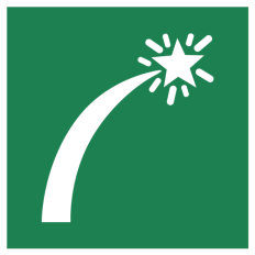 Panel adhesivo ISO 7010 "Bengalas de señalización" - E048 Mejor