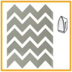 24 Autocollants à chevron réfléchissants soudable à chaud -