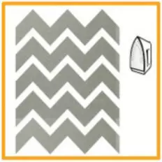 Chevron reflektiven heißsiegelbaren brech 1.