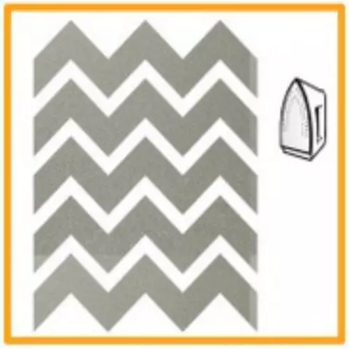 24 pegatinas reflectantes en forma de zigzag plateadas termo