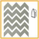 24 Chevron riflettenti termosaldabili applicabili su tessuti