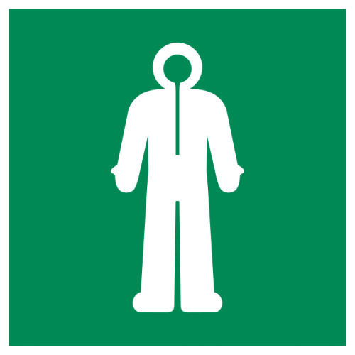 Panel adhesivo para traje de protección ISO 7010 - E056 Mejor