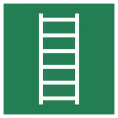 ISO 7010 „Nottreppe“ Klebeplatte – E059 Bester Preis, Online