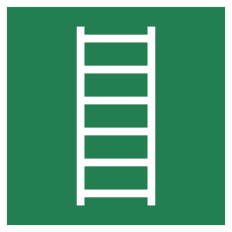 Painel Adesivo "Escada de Emergência" ISO 7010 - E059 Melhor