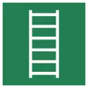 Panneau adhésif « Escalier de secours » ISO 7010 - E059 Vente