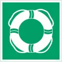 Pannello adesivo ISO 7010 "Mezzi di salvataggio in acqua" -
