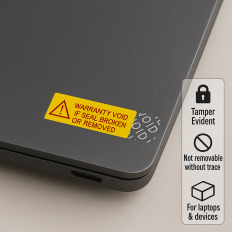 160 etichette adesive con sigillo di garanzia - 15x5mm Miglior 2