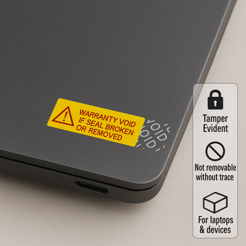 100 Sellos adhesivos anti manipulación con precinto de