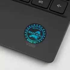 64 sigilli ologrammati di garanzia e sicurezza da 19mm scritta 2